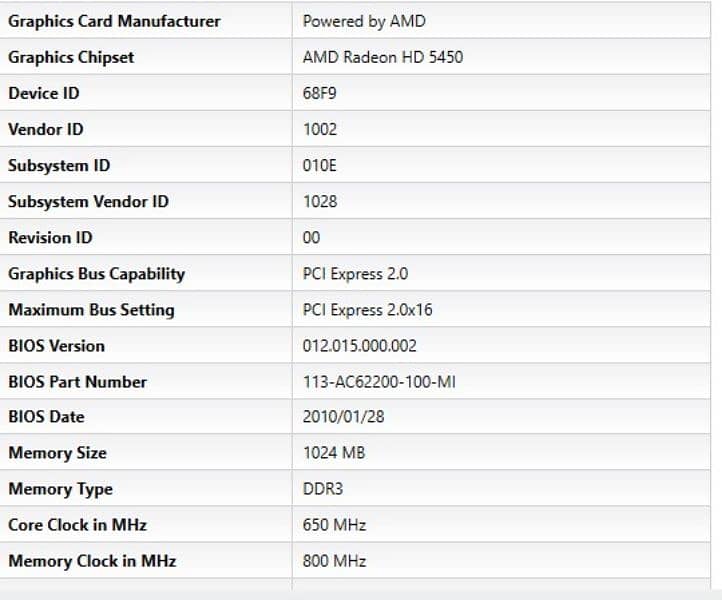 graphics card 1 gb Amd 0