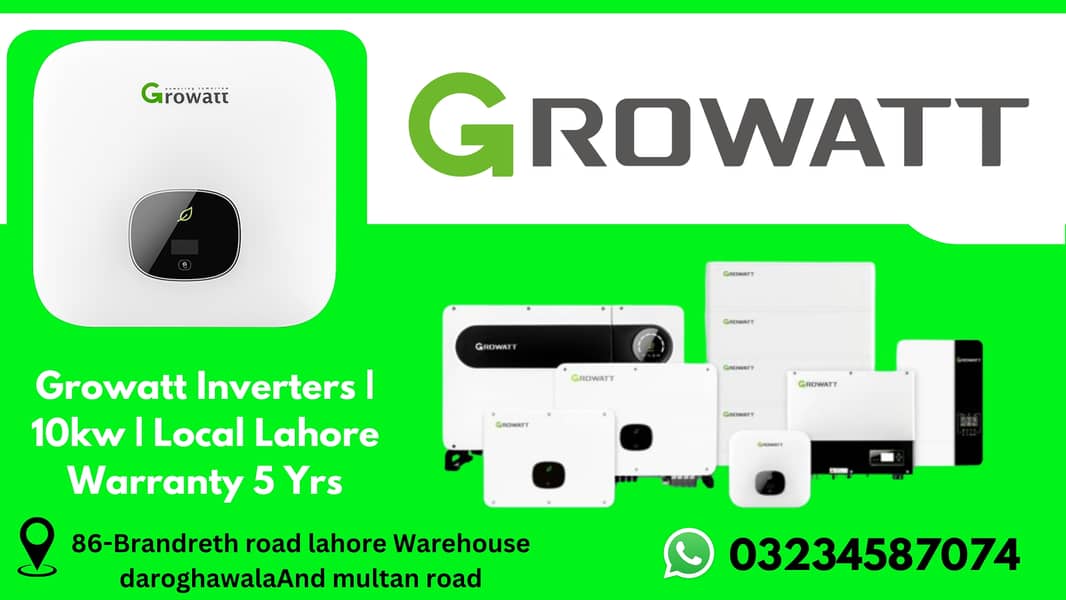 Growatt Solar Inverter 10 kw, 12kw, 15kw, 20kw,25kw,30kw,50kw Inverter 0