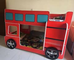 Kids Classical Bus Buker Bed