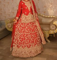 Bridal lehnga with jewellery and pouch 0