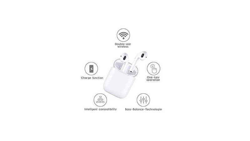 i12 Airpods, White 2