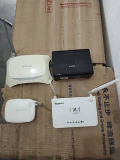 TP LINK, D-LINK, TENDA, PTCL