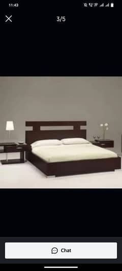 King Bed with side tables available Here