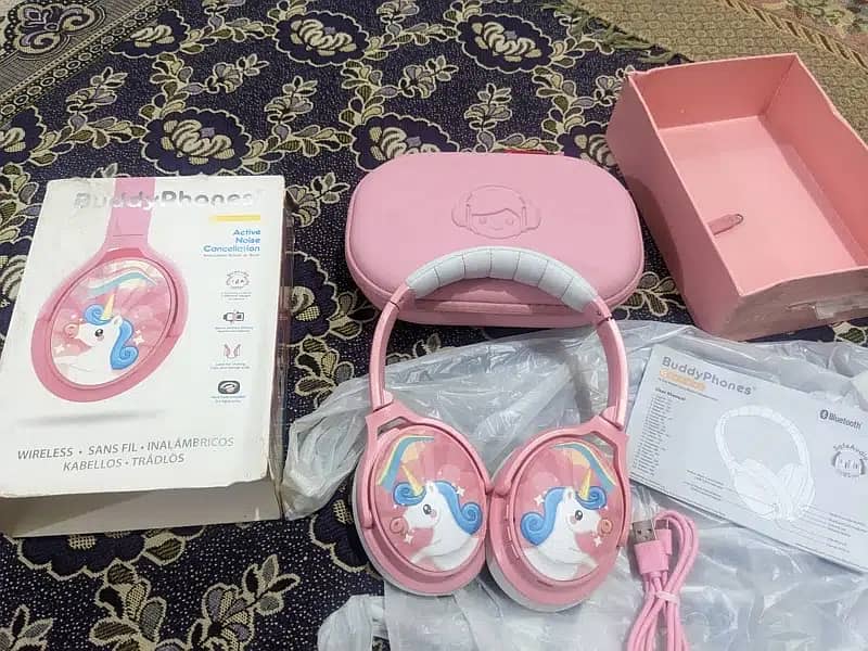 Unicorn Beautiful Imported Brand Bluetooth ANC Headphones for Girls 0