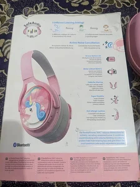 Unicorn Beautiful Imported Brand Bluetooth ANC Headphones for Girls 3