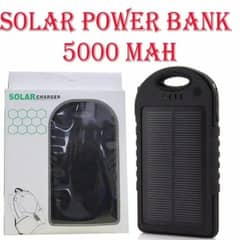 5000mAh Solar Power Bank