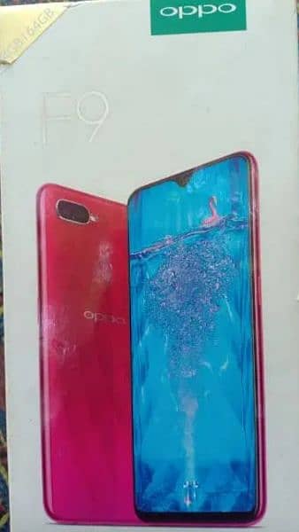 Oppo F9 original 4+64 with box Pta approved 0