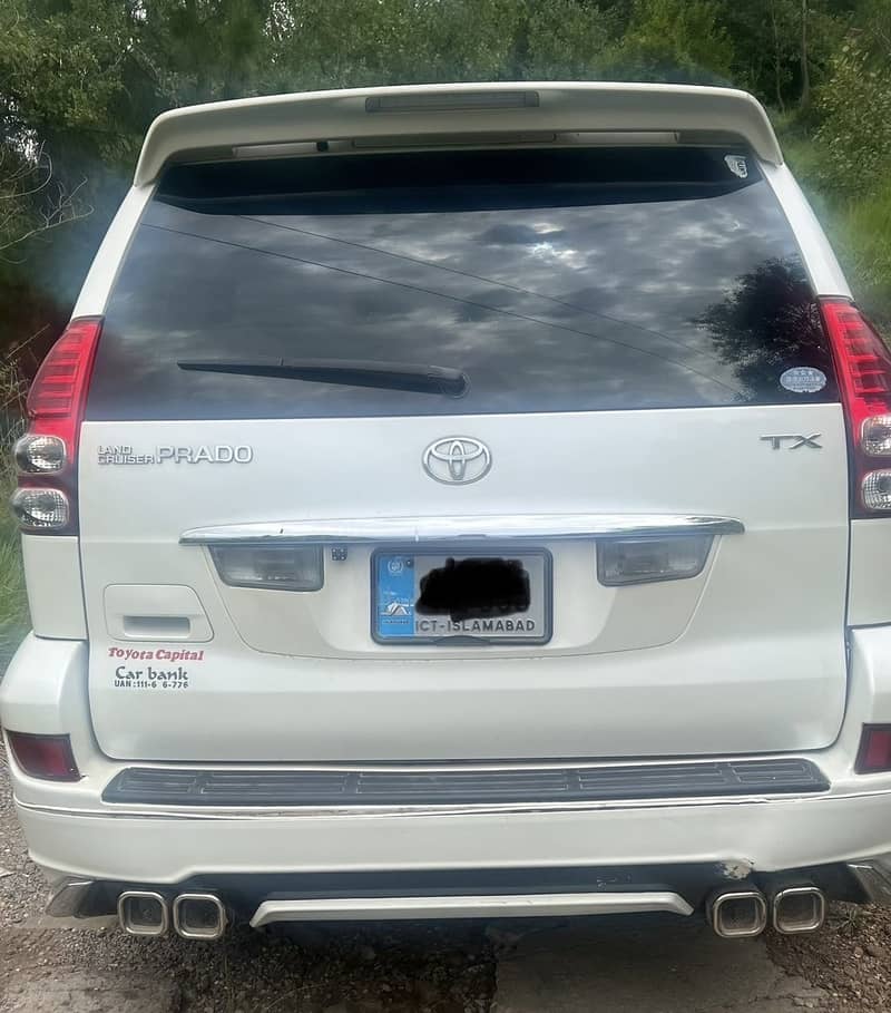 White Toyota Prado 2005 Petrol-2700CC TX- Neat and Clean 4