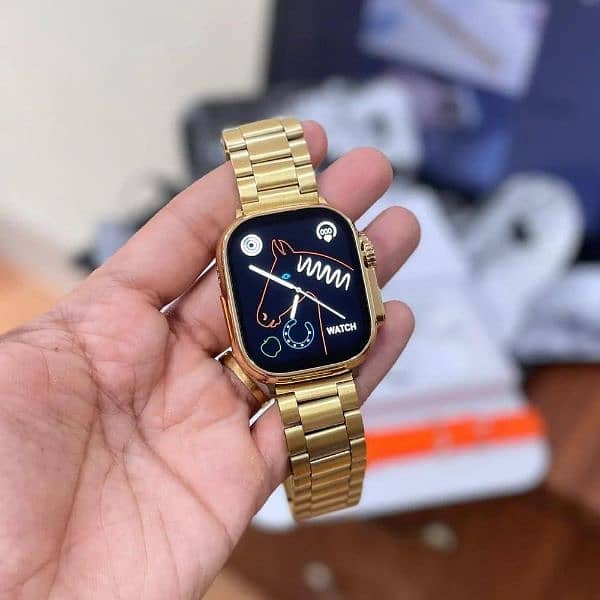 golden smart watch delivery 210,140charges 2