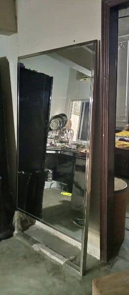 long mirror with ss frame(6mm glass) 2