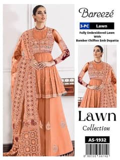 Sale Sale Sale
*Bareeze Collection Lawn 3Pc Fully Embroide 0