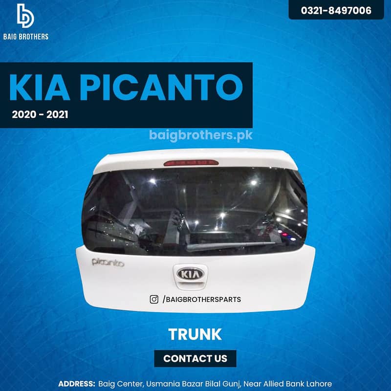 Honda Tucson Elantra MGHS Kia Sportage Picanto Bumper Digi Door Fender 17