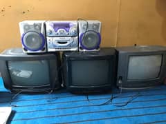 Television,Music System and LCD