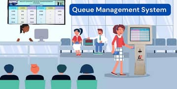 Queue Management System Ticket Printer Qmatic Solution Token despense