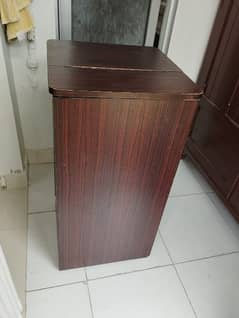 wooden Iron Stand with Cabinet 0