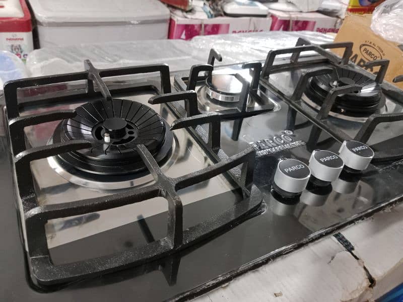 PARCO TRIPLE BURNER STEEL HOB 1