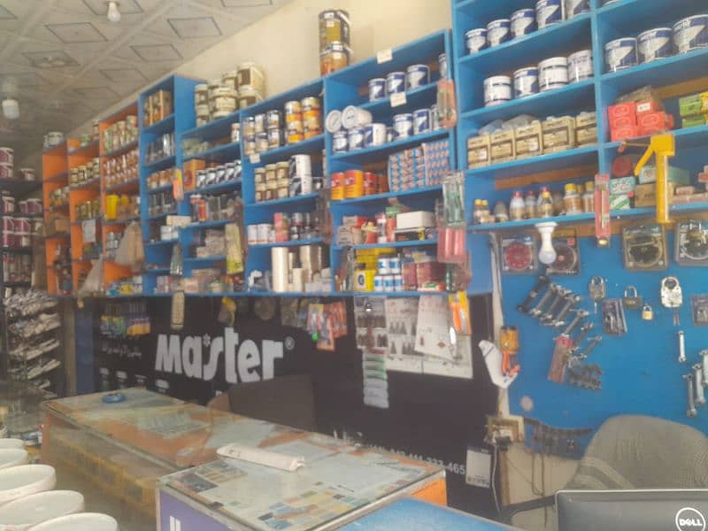 Panit & hardware shop for sale bedian road near bhatta chowk 4