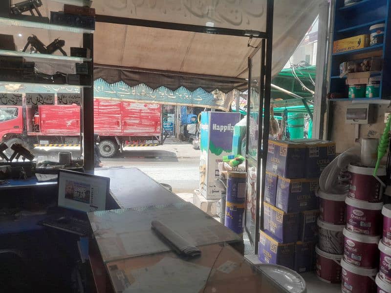 Panit & hardware shop for sale bedian road near bhatta chowk 7