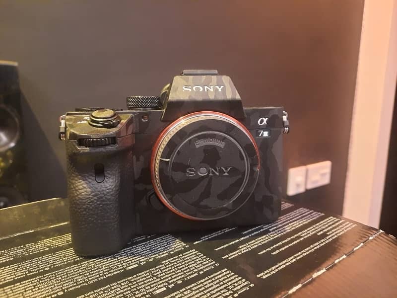 Sony A7iii body with complete box 1