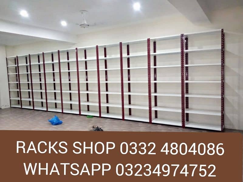 Racks/ wall rack/ Gondola Rack/ Store Rack/ cash counter/ Trolleys/bin 12