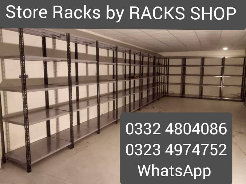 Racks/ wall rack/ Gondola Rack/ Store Rack/ cash counter/ Trolleys/bin 18