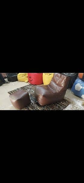 Leatherite Bean bag sofas 3