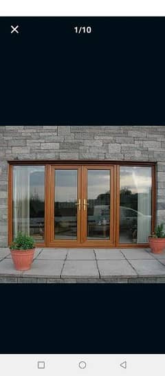 Double Glazed aluminum windows/door/upvc window/glass partition