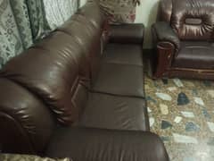 Complete leather sofa set 0