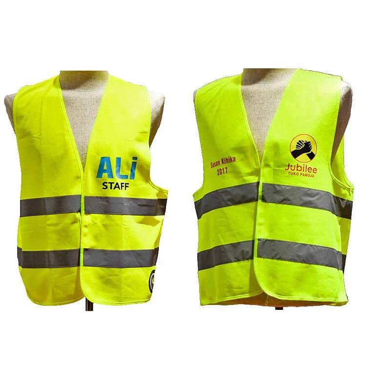 Safety Jacket With Customized Logo Print 8