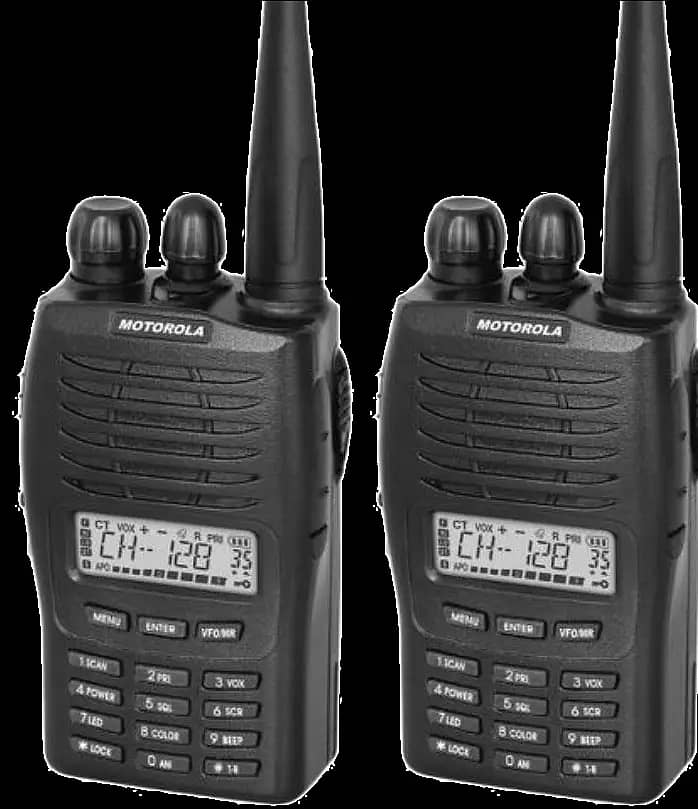 Motorola MT777 Two way radio walkie talkie handheld UHF-VHF Supported 2