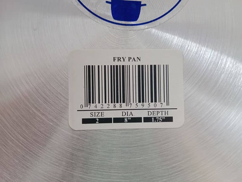 Aluminum Frying Pan 8" (8 Inches) 3