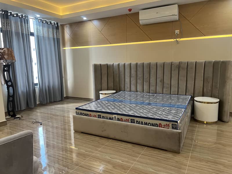 1Bed room apartment full furnished in heights 2ext phase6 bahria town rwp 1