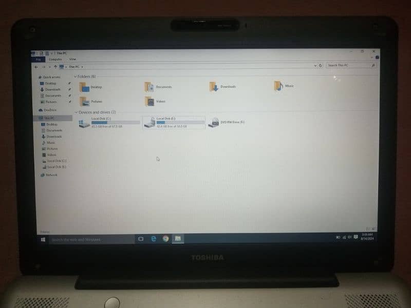 Toshiba core 2 duo laptop 2