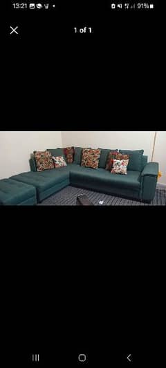 L shape sofa/7 seater/wooden sofa