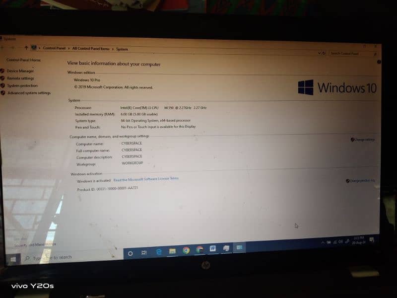 HP G62 i3 laptop for sale in exelent condition 6