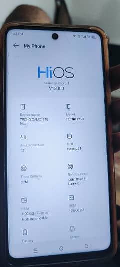 tecno camon 19 neo 0