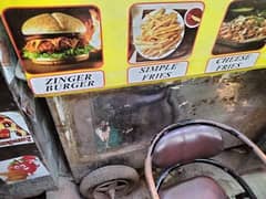 zinger end fries counter electric gas 2no machine ok he chadr upr ki h