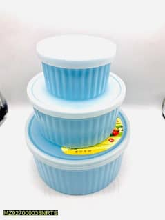 3 pcs Food storage container 0