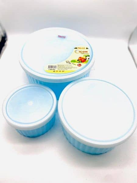 3 pcs Food storage container 1