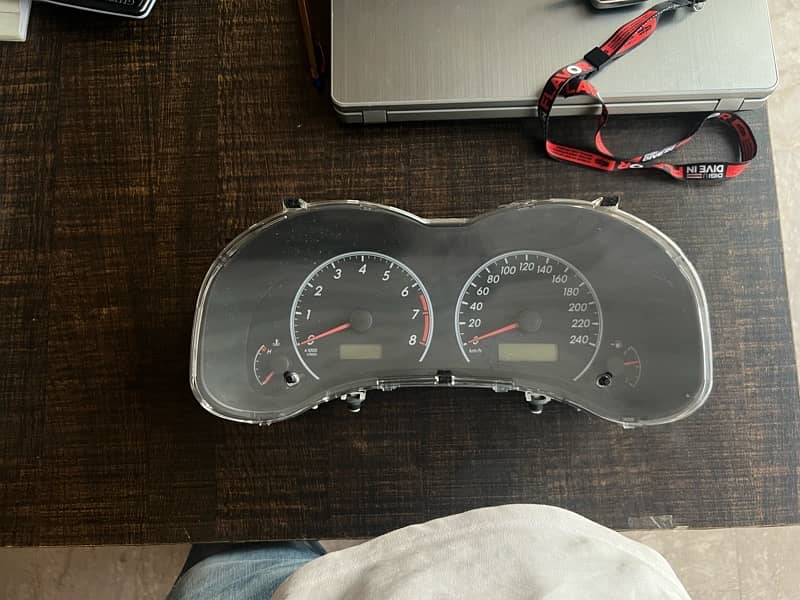 toyota Corolla speedometer 0