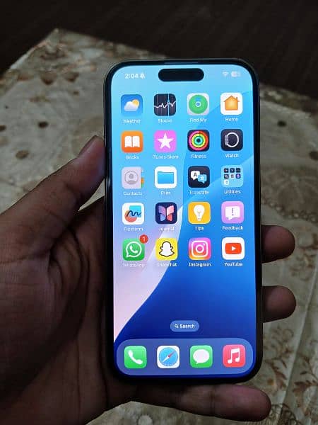 Iphone 15 pro 256 HK 2 months sim work time 6