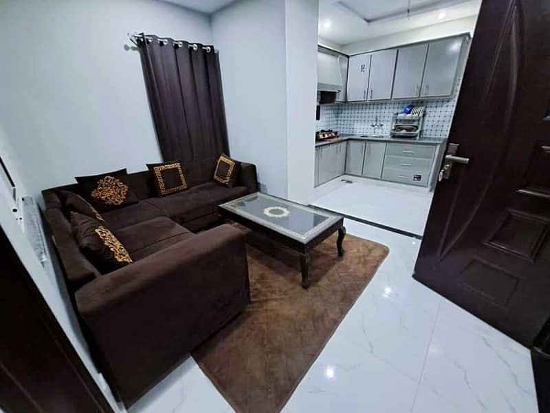 Spacious 2-bedroom fully furnished apartment available for rent! Located on the main PWD Housing scheme this 1000 sqft gem is a steal at just 55k. Dontmissout! 0