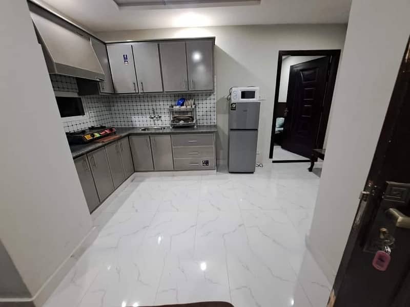 Spacious 2-bedroom fully furnished apartment available for rent! Located on the main PWD Housing scheme this 1000 sqft gem is a steal at just 55k. Dontmissout! 2