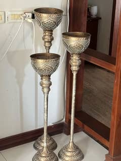 antique candle stands