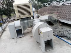 fresh air & Exhaust Air Duct & Kitchen Hood