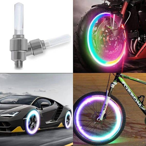 2 Pcs wheel lights for bikes 4