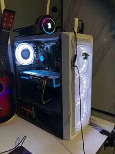 Thunder Raptor with 4 RBG fans, side glass and box only case and fans 0