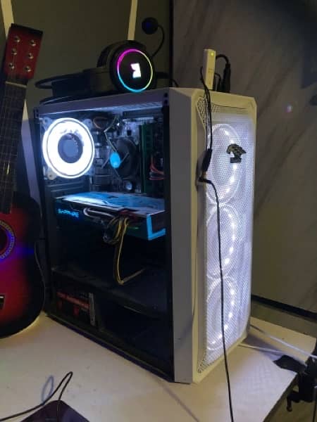 Thunder Raptor with 4 RBG fans, side glass and box only case and fans 0