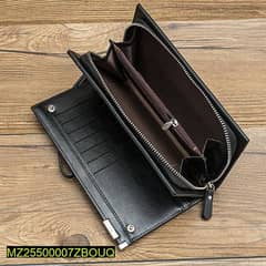 women's spacious leather wallet