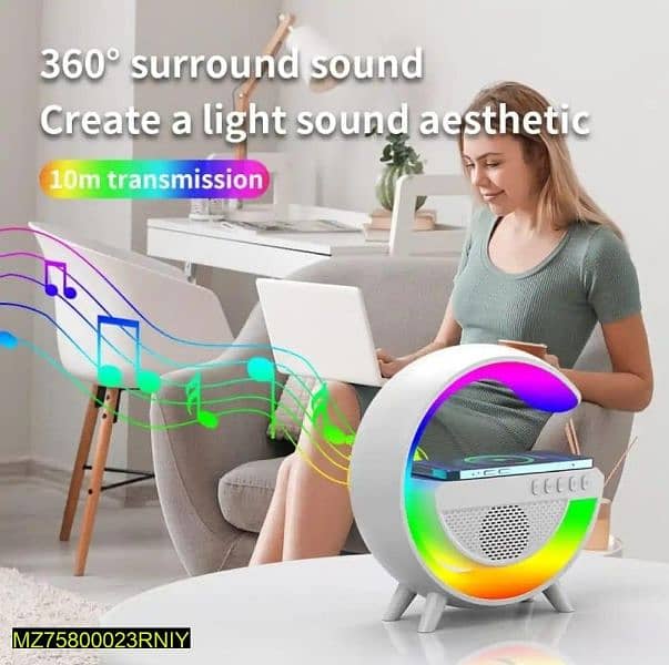 G500 LED Wireless Charging Bluetooth speaker 3